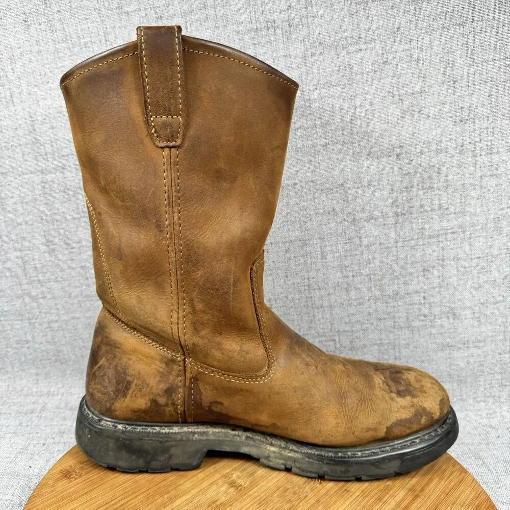 Wolverine Boots Men's 12 M Wellington Work Leather Goodyear